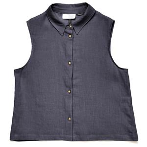 Mazine  Women's Sleeveless Linen Blouse - Blouse, blauw