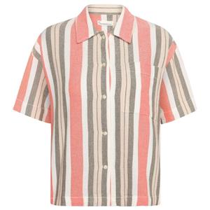 KnowledgeCotton Apparel  Women's Striped S/S Shirt - Blouse, roze