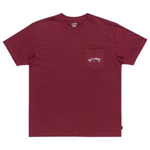 Billabong  Stacked Arch PKT - T-shirt, rood