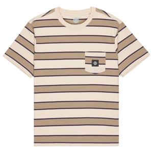 Element  Basic Pocket Label S/S - T-shirt, beige