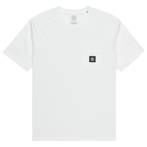 Element  Basic Pocket Label S/S - T-shirt, wit