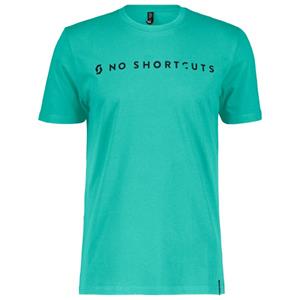 Scott  No Shortcuts S/S - T-shirt, turkoois