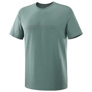 Salomon  Big Logo T-Shirt - T-shirt, north atlantic
