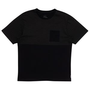 Mazine  Halfway Striped T - T-shirt, zwart