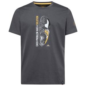 La sportiva  Solution - T-shirt, grijs/blauw