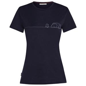 Icebreaker Dames 150 Tech Lite Single Line Camp T-shirt