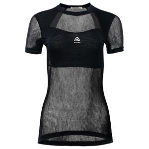 Aclima - Women's WoolNet Light T-Shirt - Merinoshirt, zwart
