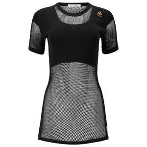 Aclima - Women's WoolNet Original T-Shirt - Merino-ondergoed, zwart