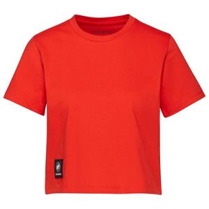 Mammut  Women's Massone T-Shirt Cropped Patch, rood