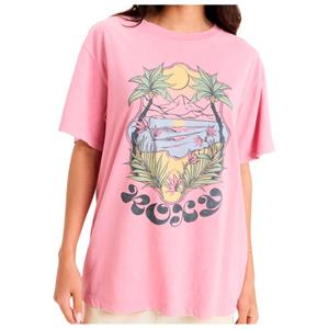 Roxy  Women's Sunnyoversize Optic Wash - T-shirt, roze