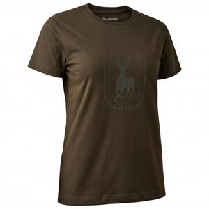 Deerhunter  Women's Logo T-Shirt - T-shirt, bruin