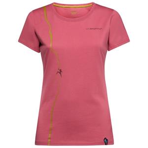 La sportiva  Women's Route - T-shirt, rood/roze