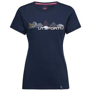 La sportiva  Women's Peaks - T-shirt, blauw