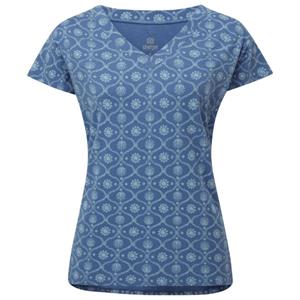 Sherpa  Women's Neha V-Neck Tee - T-shirt, blauw