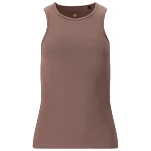 ATHLECIA  Women's Tinashe Halterneck Rib Top - Top, bruin