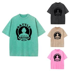 Nomi 100% Katoen 230gsm Gewassen Oude Ambacht Oversized T-shirt Big Size O-hals Oversized Mannen T-shirt Cool T-shirt Vrouwen Tee shirts Tops S zwart