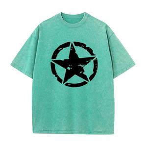 Nomi 100% Katoen 230gsm Gewassen Oude Ambacht Oversized T-shirt Big Size O-hals Oversized Mannen T-shirt Cool T-shirt Vrouwen Tee shirts Tops S zwart