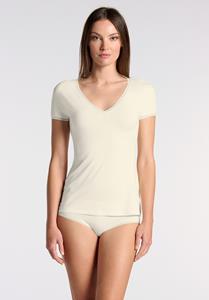 Perfect line modal t shirt met v hals