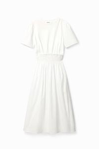 Desigual Gecombineerde midi-jurk - WHITE