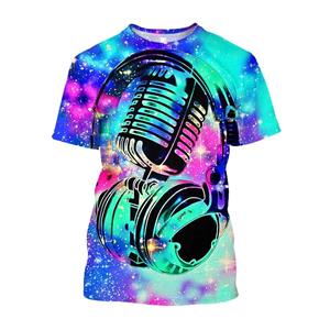 Chengyu Nieuwe trend muziek bedrukte hiphop t-shirts voor mannen mode casual street style esthetische kleding tops tees 6XL