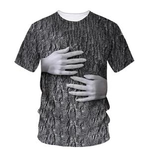 Chengyu Mode Nieuwe Creatieve Grappige Palm Grafische T-shirts Voor Unisex Trend Casualness Casual Gedrukte T-shirts Met Korte Mouwen Man Tops XXS
