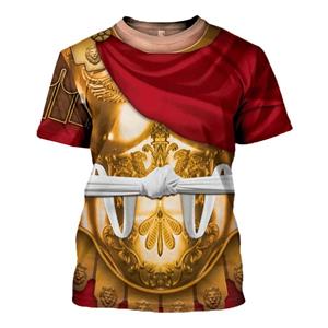 Bobby 2 Th Century Heilige Roomse Rijk Ridder Cosplay 3D Grafische T-shirts Voor Heren Kleding Casual Korte Mouw Tops Vintage Streetwear Tees S