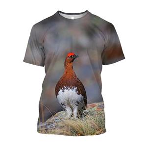 Chengyu Mode Vogeljacht Camouflage Bedrukte T-shirt Voor Mannen Casual Premium Comfort T-shirts Camo Jeugdkleding Tees Tops M