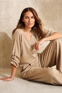 Mayerline Blouse Met Gedrapeerde Mouwen
