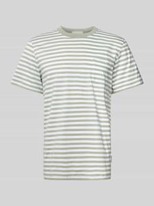 ARMEDANGELS Heren Maarkos Pocket Stripes T-shirt