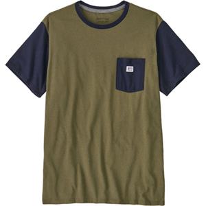 Patagonia Heren Shop Sticker Pocket T-Shirt
