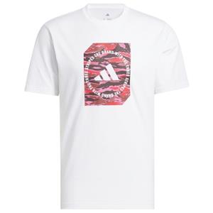 Adidas  C Camo Box Tee - T-shirt, wit