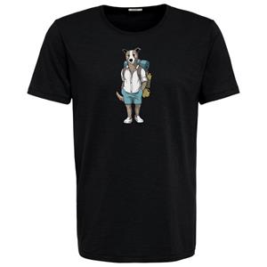 GreenBomb  Animal Dog Traveller Spice T-Shirt - T-shirt, zwart