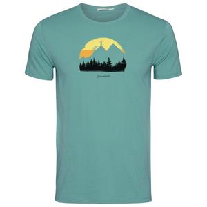 GreenBomb  Nature Forest Happy Guide T-Shirt - T-shirt, turkoois
