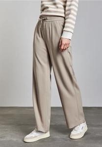 Street One Broek met wijde pijpen in keperstof