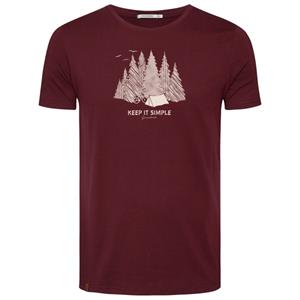GreenBomb  Nature Keep Guide T-Shirt - T-shirt, rood