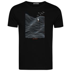 GreenBomb  Nature Sea Vibes Guide T-Shirt - T-shirt, zwart