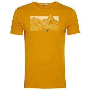 GreenBomb  Nature Valley Guide T-Shirt - T-shirt, geel