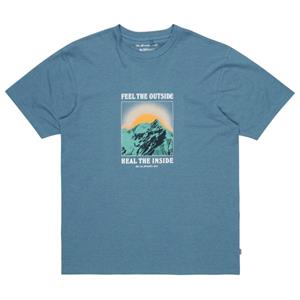 Quiksilver  Feel The Outside S/S Tee - T-shirt, blauw
