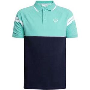 Sergio Tacchini T-shirt  Cambio Polo Shirt Pool Blue/Maritime Blue/White