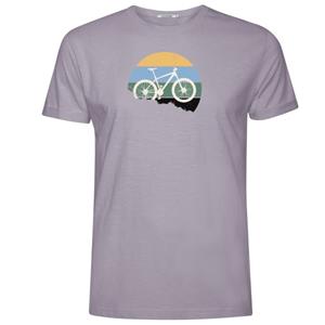 GreenBomb  Bike Downhill Roll T-Shirt - T-shirt, purper