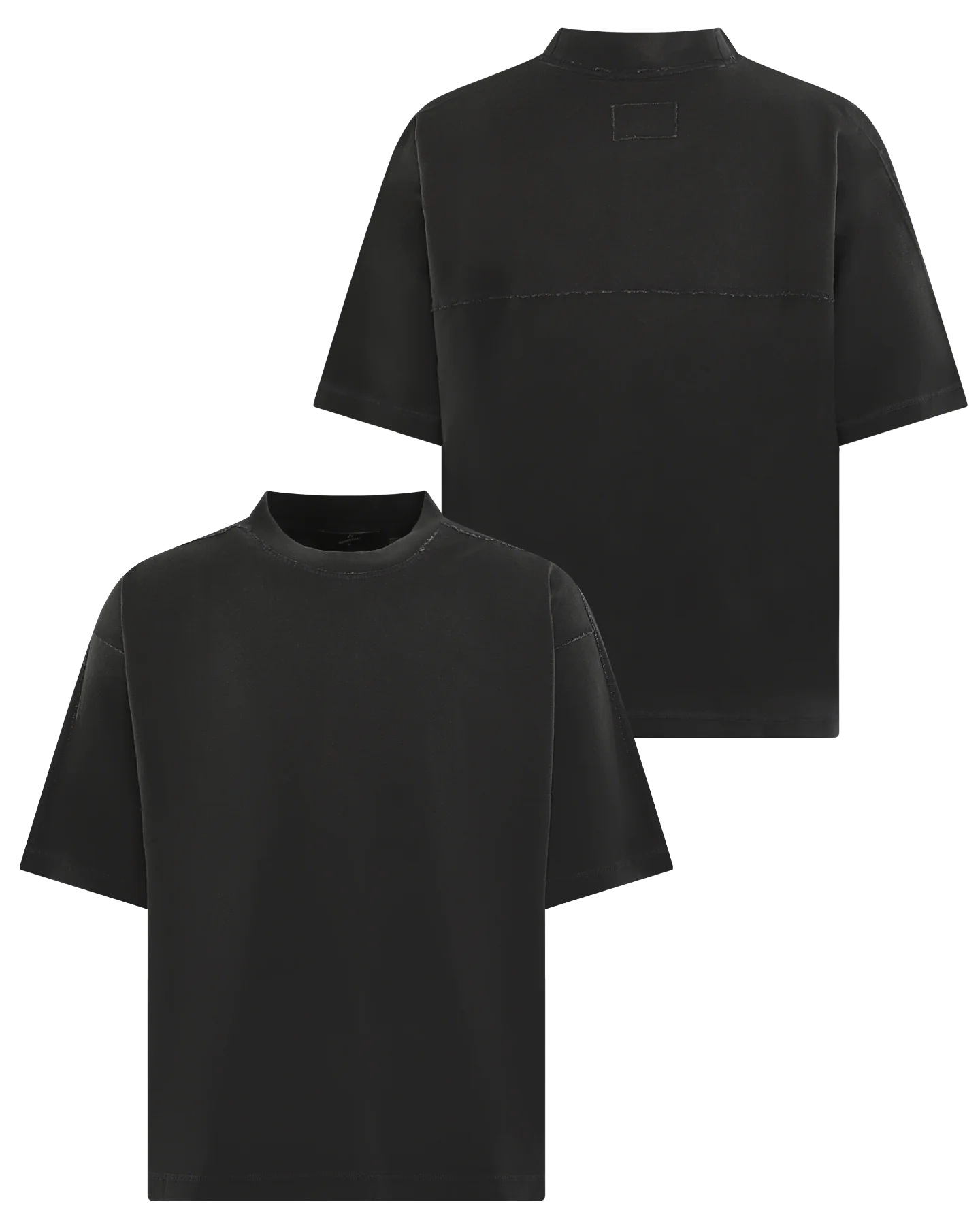 Represent Heren stepped hem t-shirt