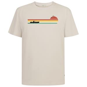 GreenBomb  Nature Canoe River Fusion T-Shirt - T-shirt, beige