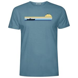 GreenBomb  Nature Canoe River Roll T-Shirt - T-shirt, turkoois