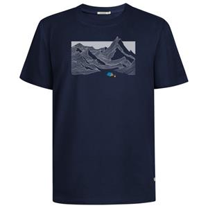 GreenBomb  Nature Valley Fusion T-Shirt - T-shirt, blauw