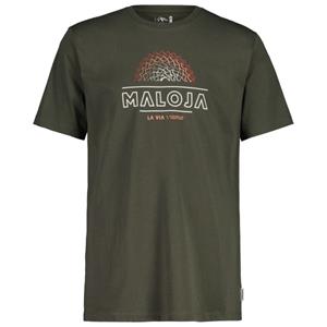 Maloja  KaarlM. - T-shirt, olijfgroen/bruin