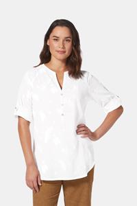 Royal Robbins  Women's Oasis Tunic II 3/4 Sleeve - Blouse, wit