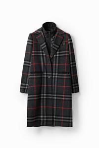 Desigual Gecombineerde jas met ruiten - BLACK