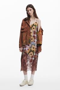 Desigual Collina Strada slipjurk - BROWN
