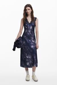 Desigual Satijnen bloemenjurk Collina Strada - MATERIAL FINISHES