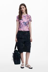 desigual Collina Strada bloemen T-shirt - RED